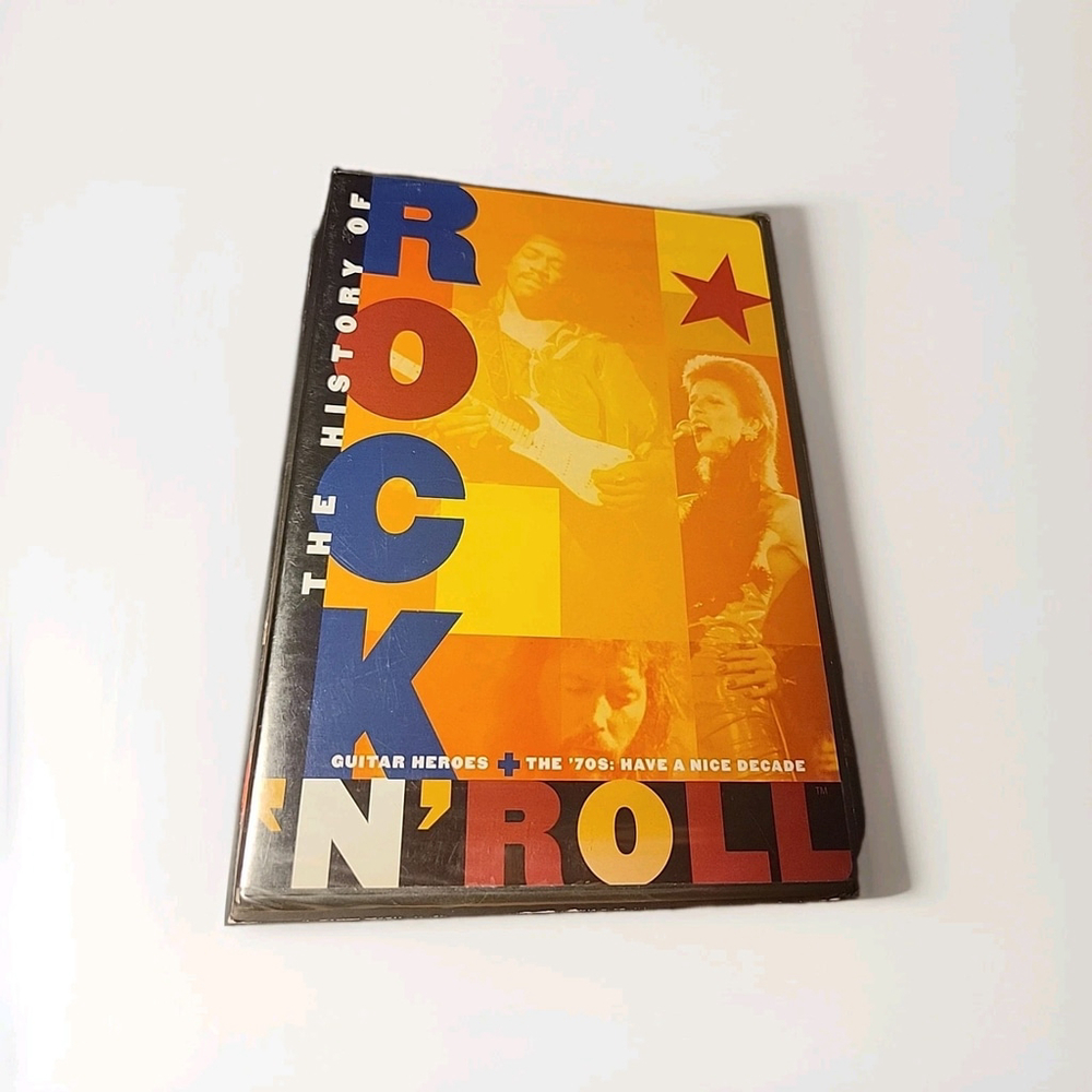 THE HISTORY OF ROCK'N'ROLL, GUITAR HEROES, THE 70'S, NEW/SEALED DVD, TIME LIFE.